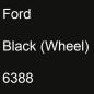 Preview: Ford, Black (Wheel), 6388.